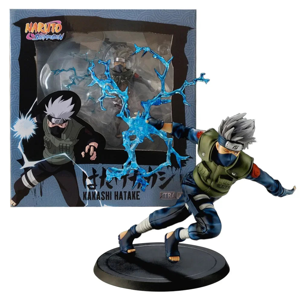 Kakashi Hatake com Raikiri — Naruto Shippuden Figura Colecionável PVC 15cm