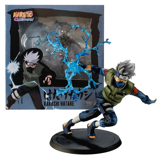 Kakashi Hatake com Raikiri — Naruto Shippuden Figura Colecionável PVC 15cm