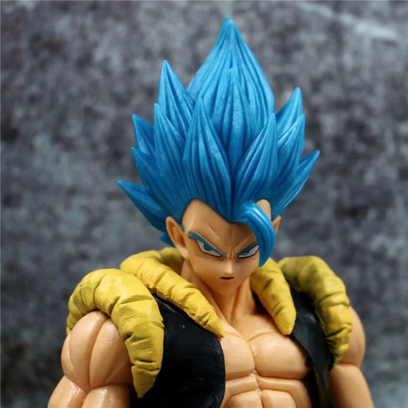 Gogeta Super Saiyajin Azul — Dragon Ball Z Figura Colecionável PVC 32cm