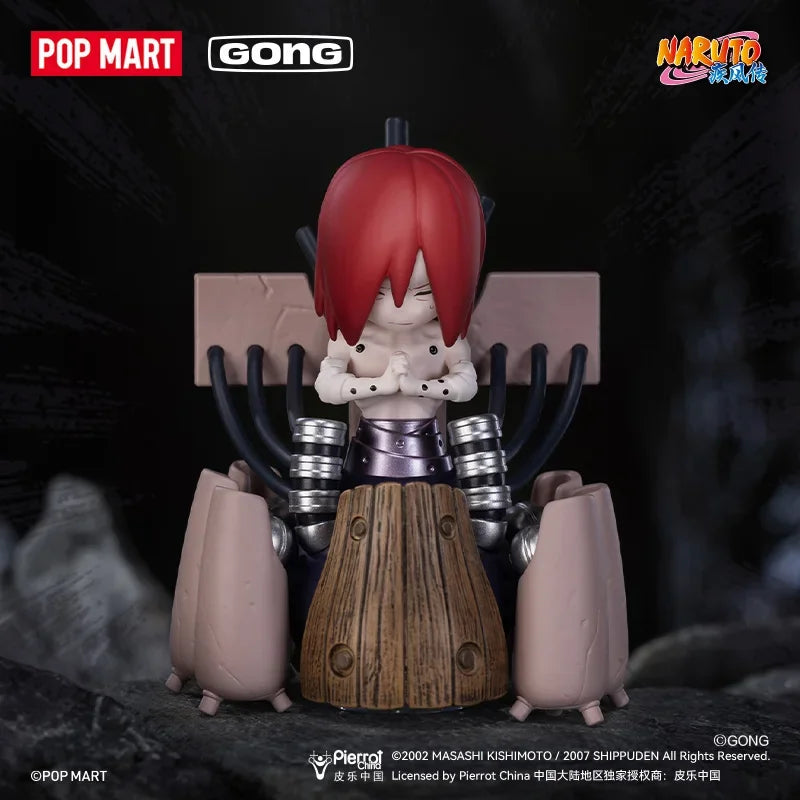 Naruto Shippuden Akatsuki Blind Box POP MART x GONG — 12 Personagens | 8cm PVC