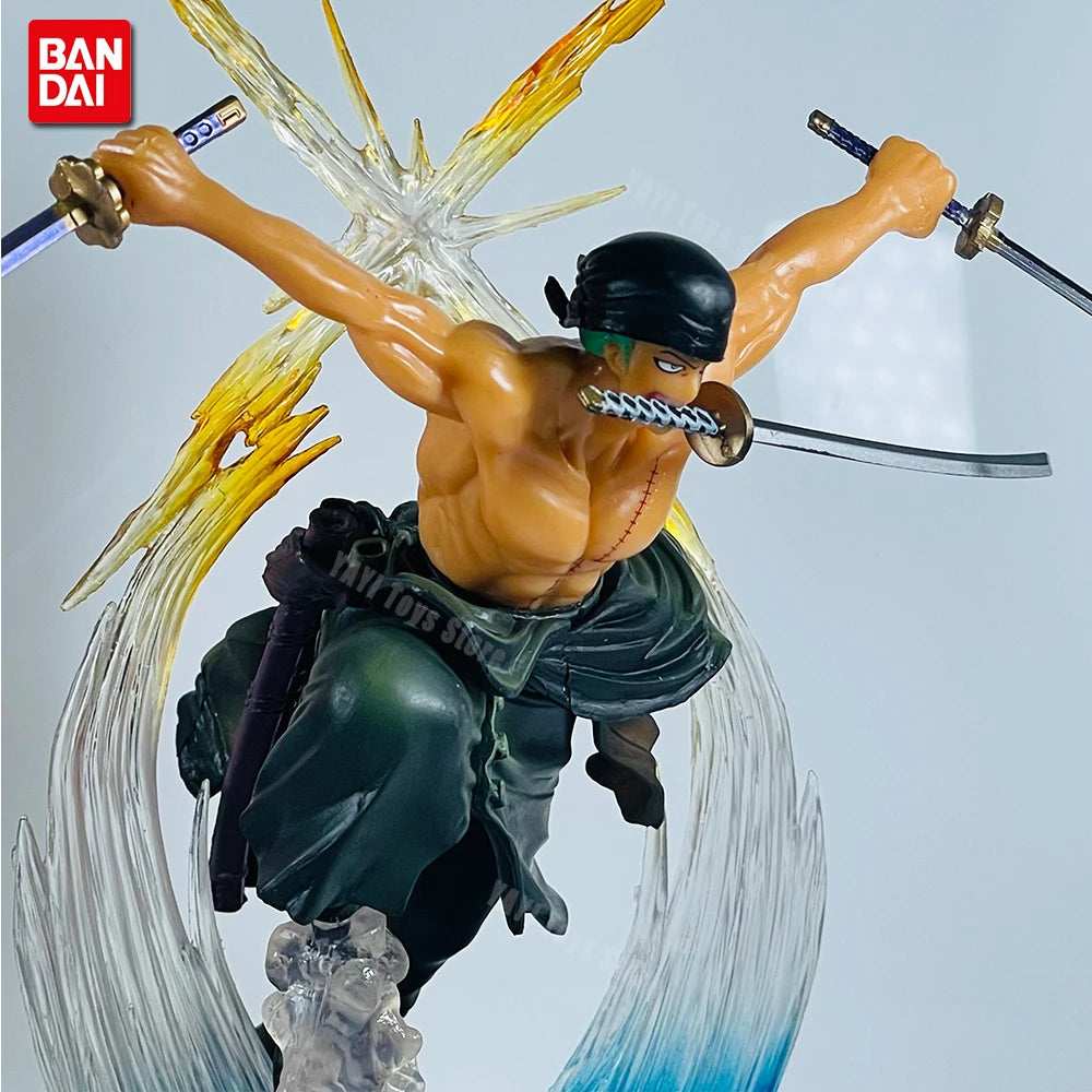 One Piece Figuras de Batalha PVC — Luffy, Zoro, Ace e Sanji