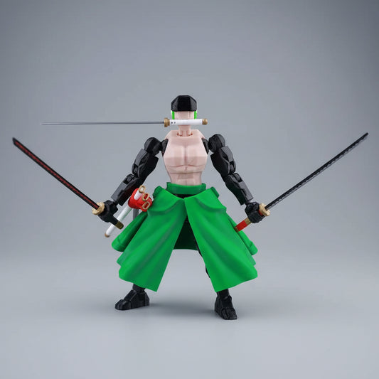 Figuras Articuladas 9L3D — Anime Multi-Universo 14cm | Gojo, Luffy, Naruto, Tanjiro e mais