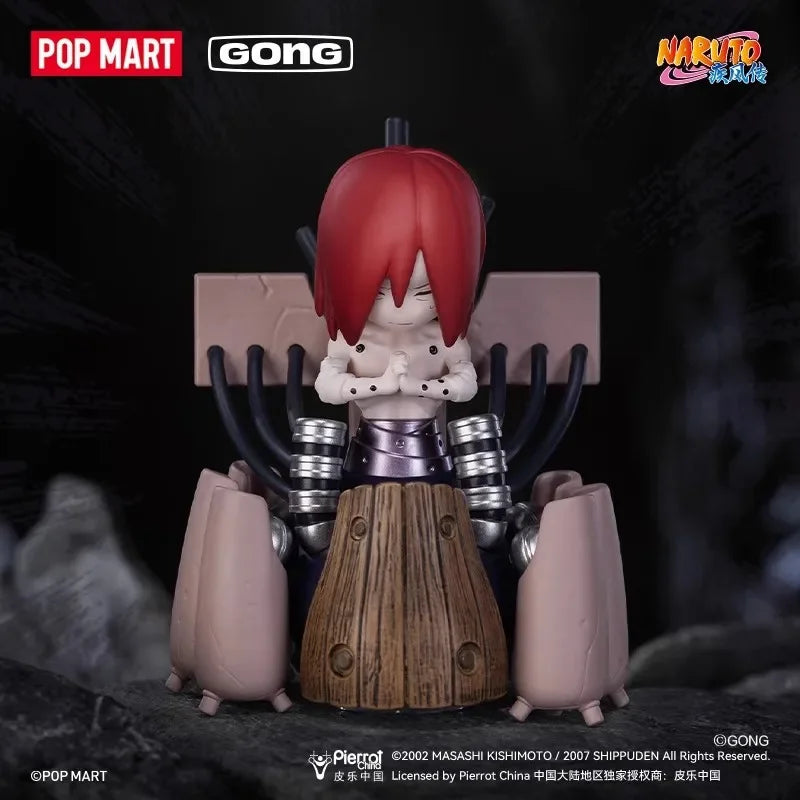 Naruto Shippuden Akatsuki Blind Box POP MART x GONG — 12 Personagens | 8cm PVC