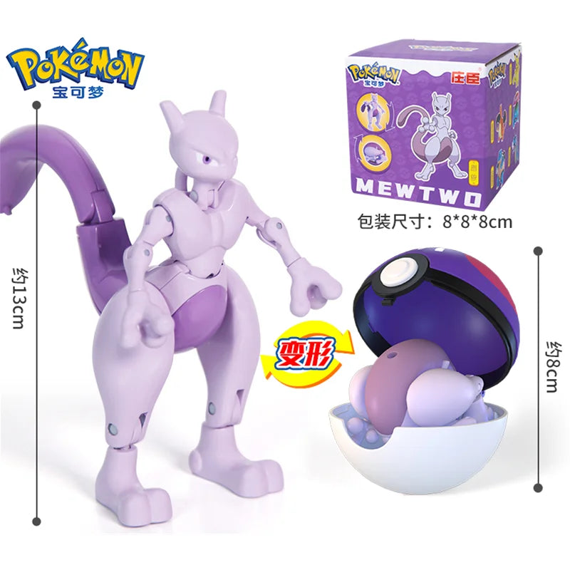 Pokémon Figuras Colecionáveis PVC com Caixa — Pikachu, Charizard, Mewtwo e mais