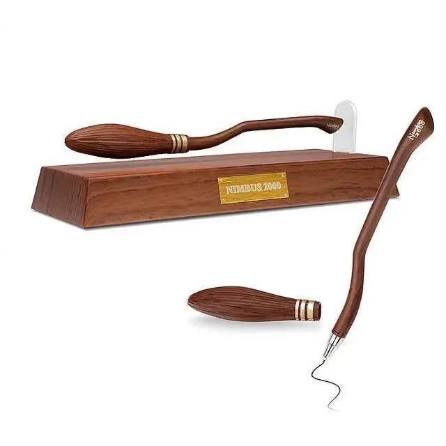 Vassoura Nimbus 2000 Harry Potter — Caneta Esferográfica Levitando por Imã