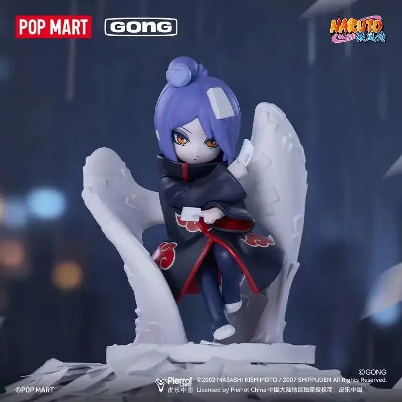 Naruto Shippuden Akatsuki Blind Box POP MART x GONG — 12 Personagens | 8cm PVC