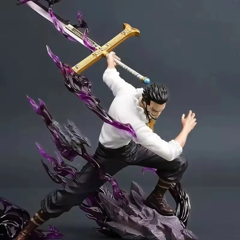 Dracule Mihawk — One Piece Figura Colecionável PVC 30cm