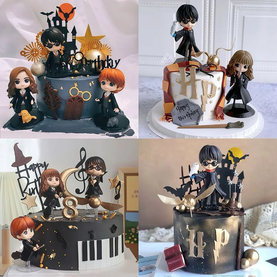 Harry Potter Figuras Versão Q PVC — Individual ou Kit até 7 Peças