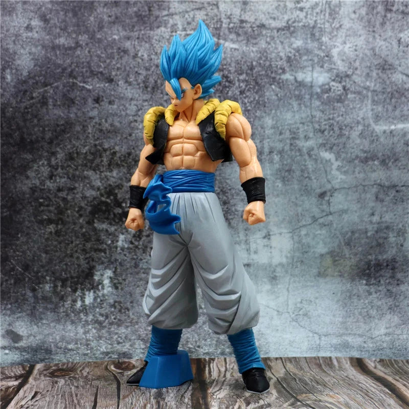 Gogeta Super Saiyajin Azul — Dragon Ball Z Figura Colecionável PVC 32cm