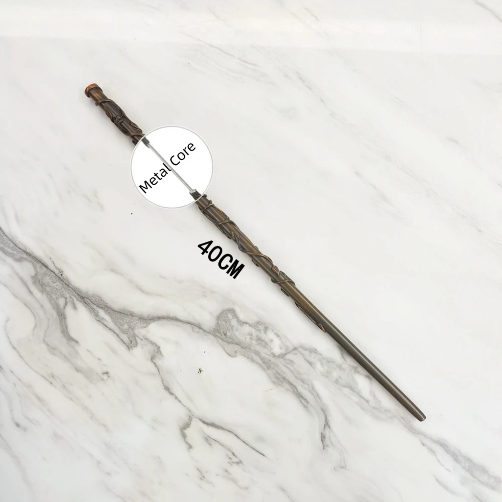 Varinha Mágica Harry Potter — Núcleo Metálico com Caixa | 26 Personagens