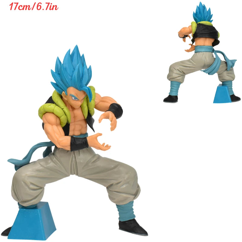 Gogeta Super Saiyajin Azul — Dragon Ball Z Figura Colecionável PVC 32cm